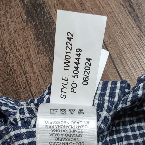 Vineyard Vines On The Go Performance Long Sleeve Seersucker Plaid Blue Size Med - Picture 4 of 6